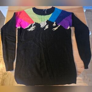 Aqua 100% Cashmere Mountain Sweater From Bloomingdale's